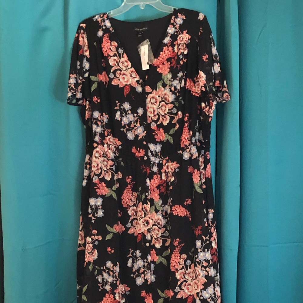 Black Floral Maxi Dress